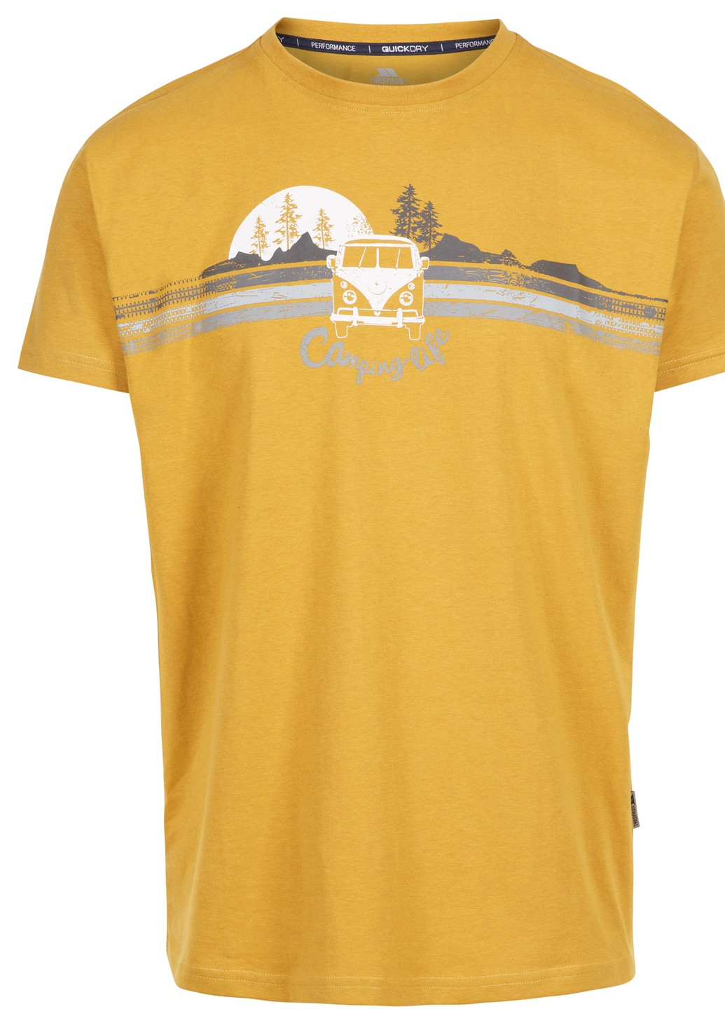 Желтая футболка Trespass CROMER