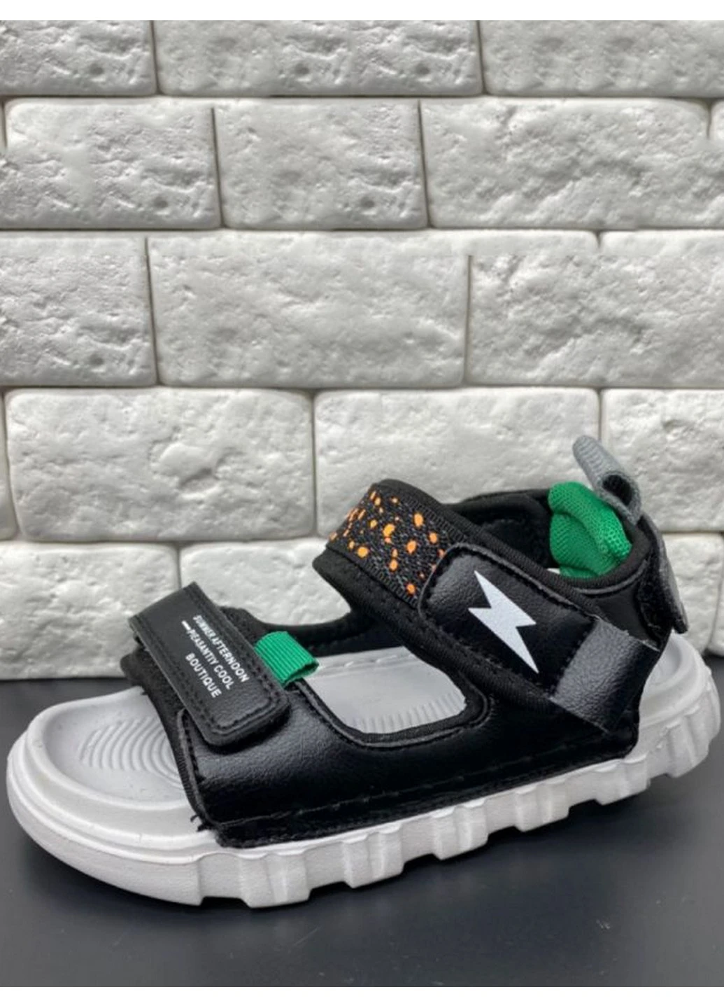 Черные кэжуал сандалии n20306-0 Jong Golf