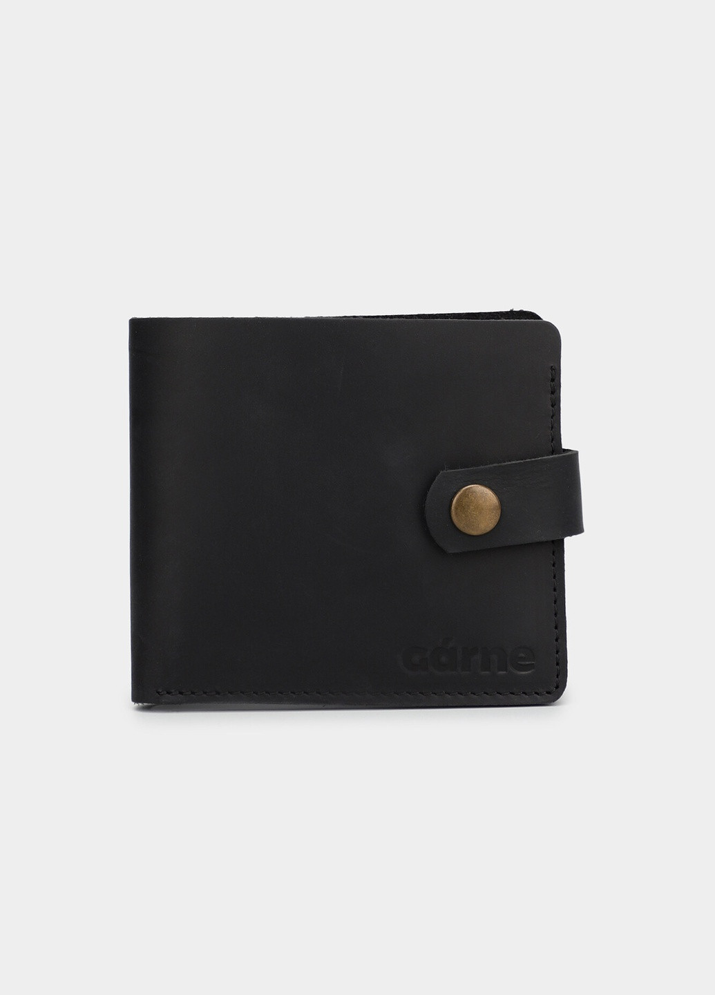 Кожаный кошелек с кнопкой Garne (258553401)