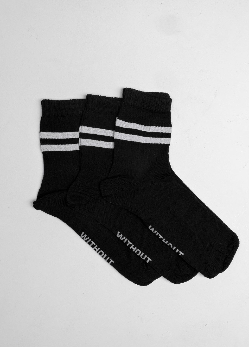 Набір із 3-х пар шкарпеток Logo Without (258553443)