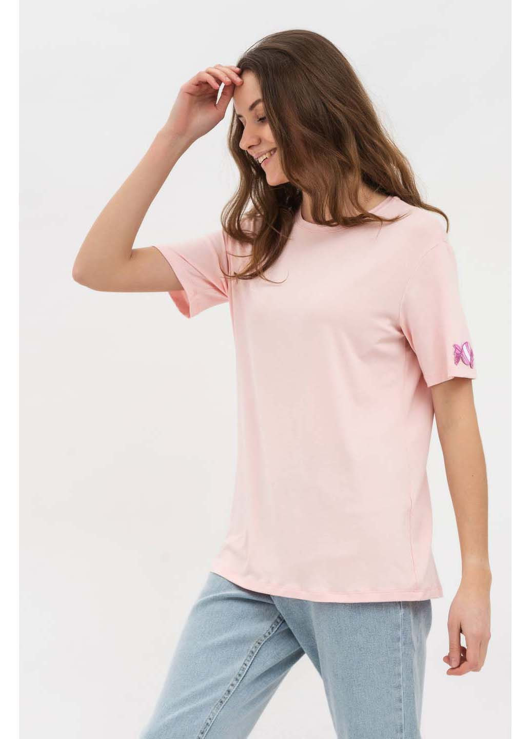 Рожева демісезон футболка Lesia