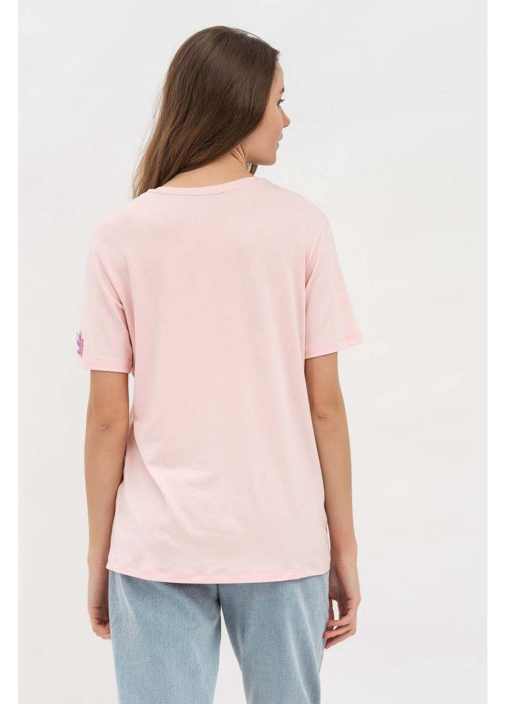 Розовая демисезон футболка Lesia