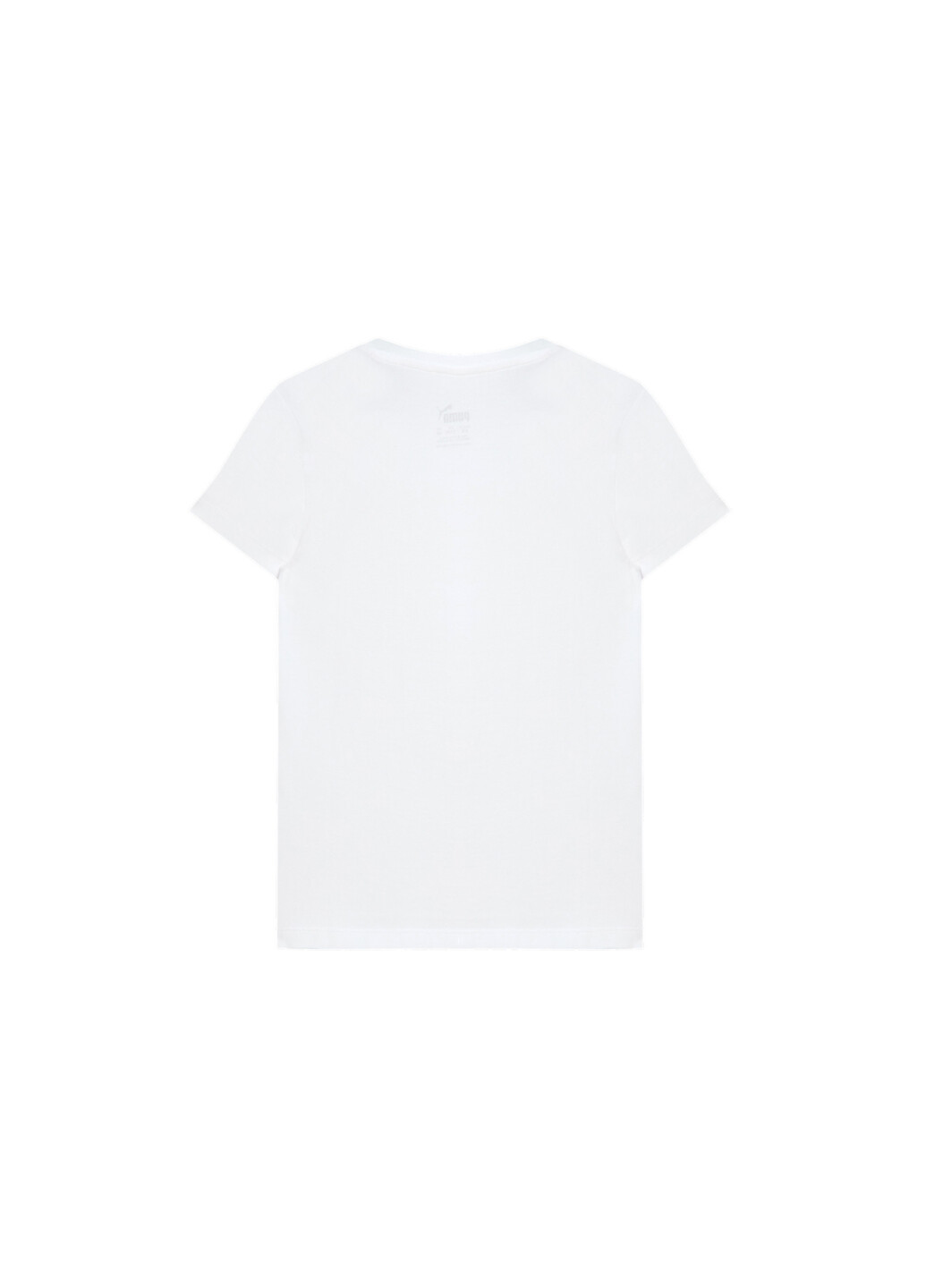 Белая демисезонная детская футболка essentials+ nova shine logo tee youth Puma