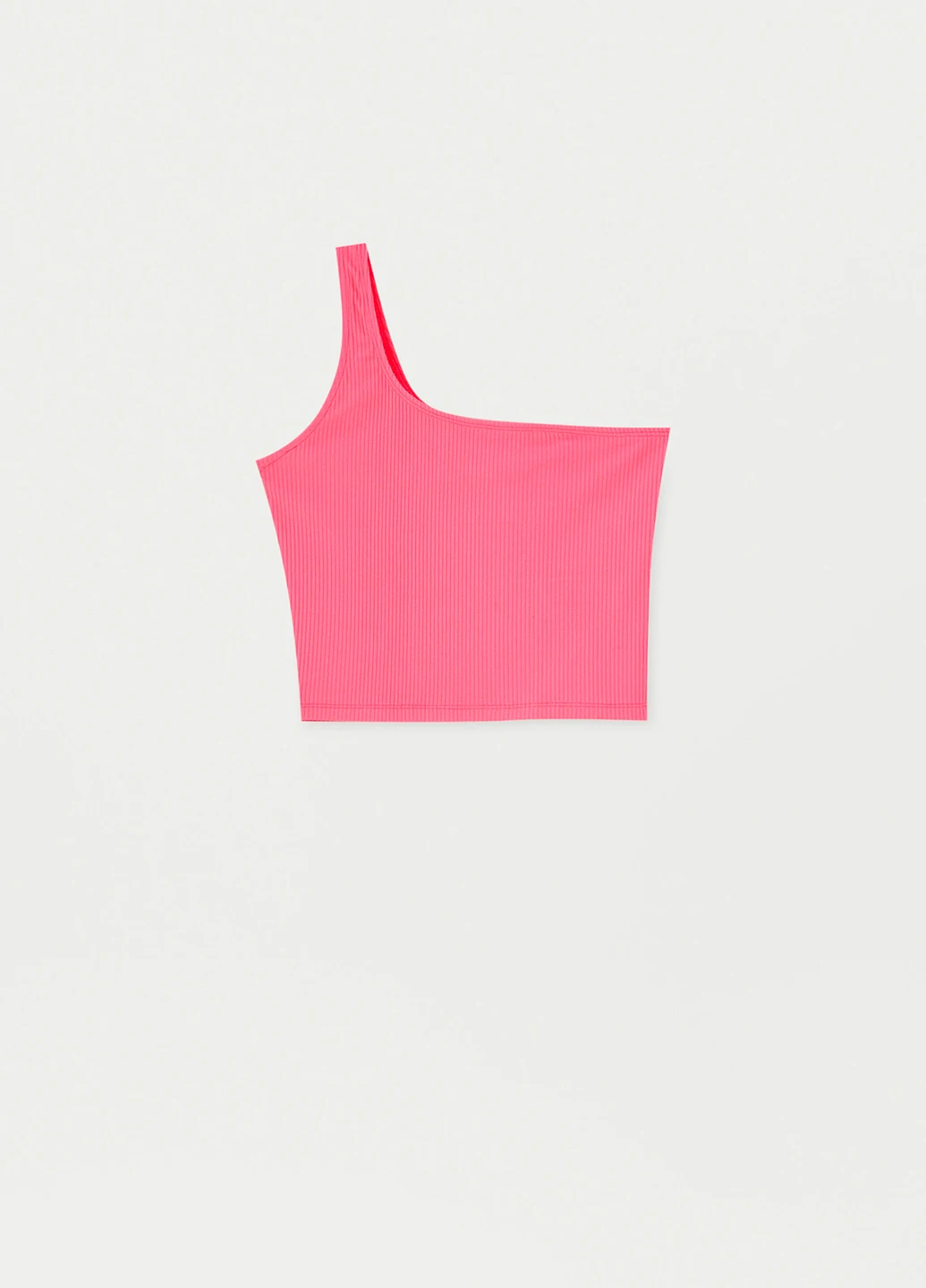 Топ в рубчик на одно плечо Pull&Bear (258593804)