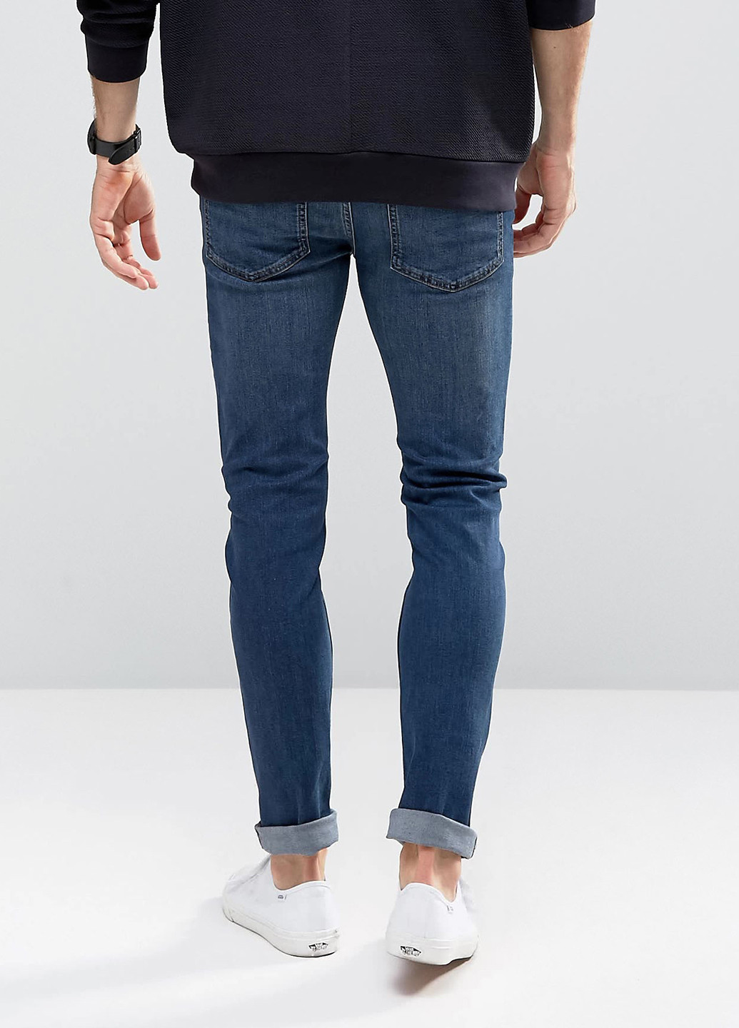 Синие демисезонные джинсы skinny Cheap Monday