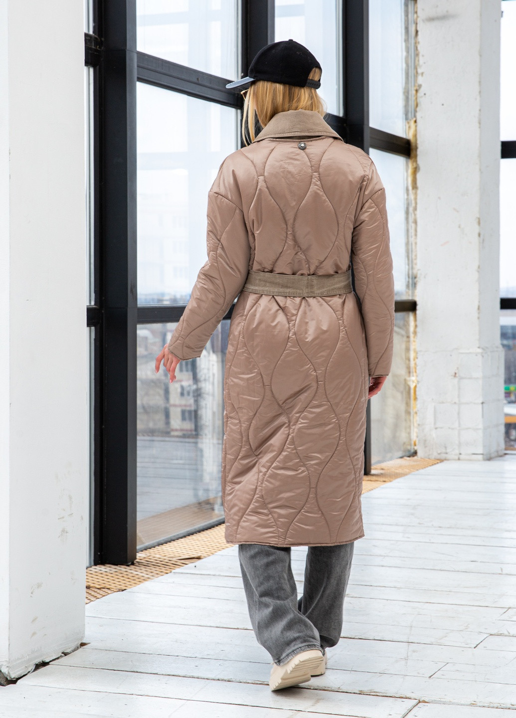 Бежевое демисезонное Пальто MN