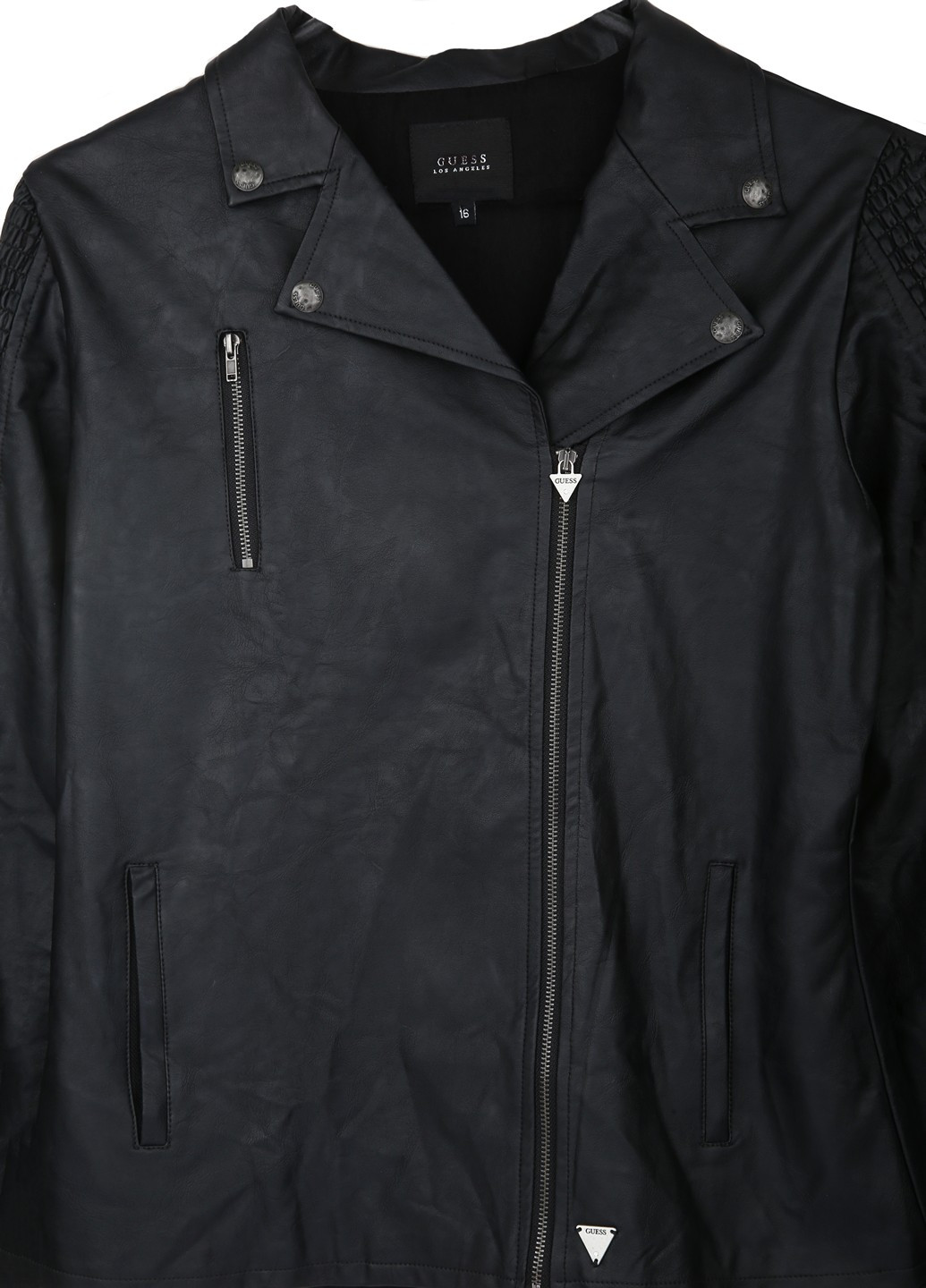 Черная демисезонная куртка Guess