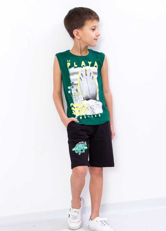 Комплект для хлопчика (афганка+шорти) Зелений Носи Своє (6185-057-33-v5) Носи своє (258603832)