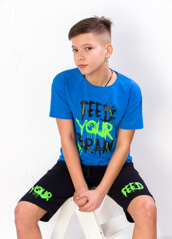 Комплект для хлопчика (футболка+бриджі) Синій Носи Своє (6356-057-33-v0) Носи своє (258603872)