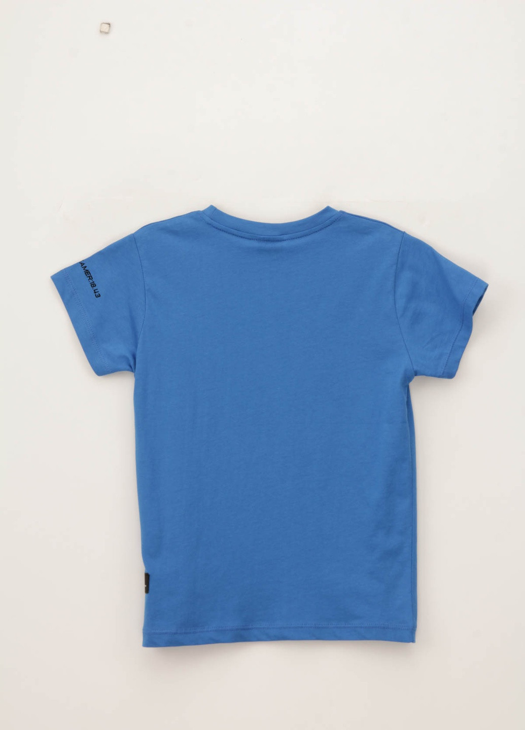 Синяя летняя футболка Yesmina