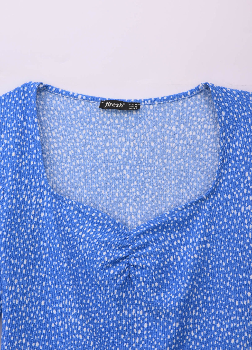 Синяя демисезонная блузка Firesh