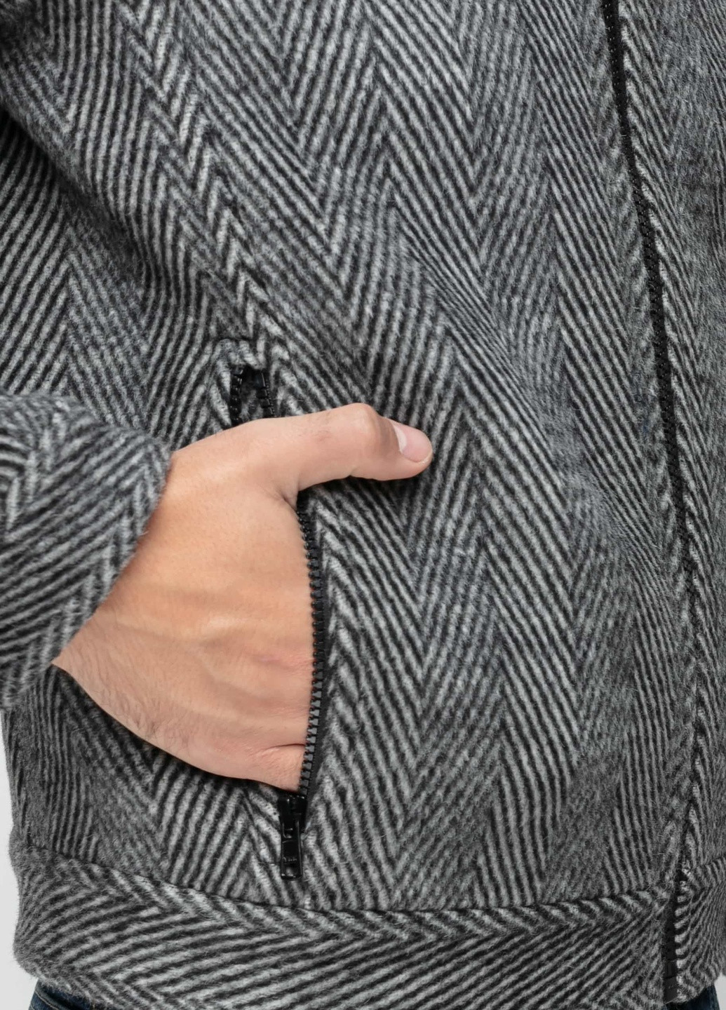 Сіра демісезонна куртка Samange