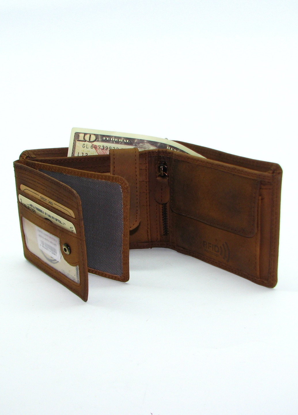 Шкіряне портмоне з ланцюжком Always Wild (258629229)