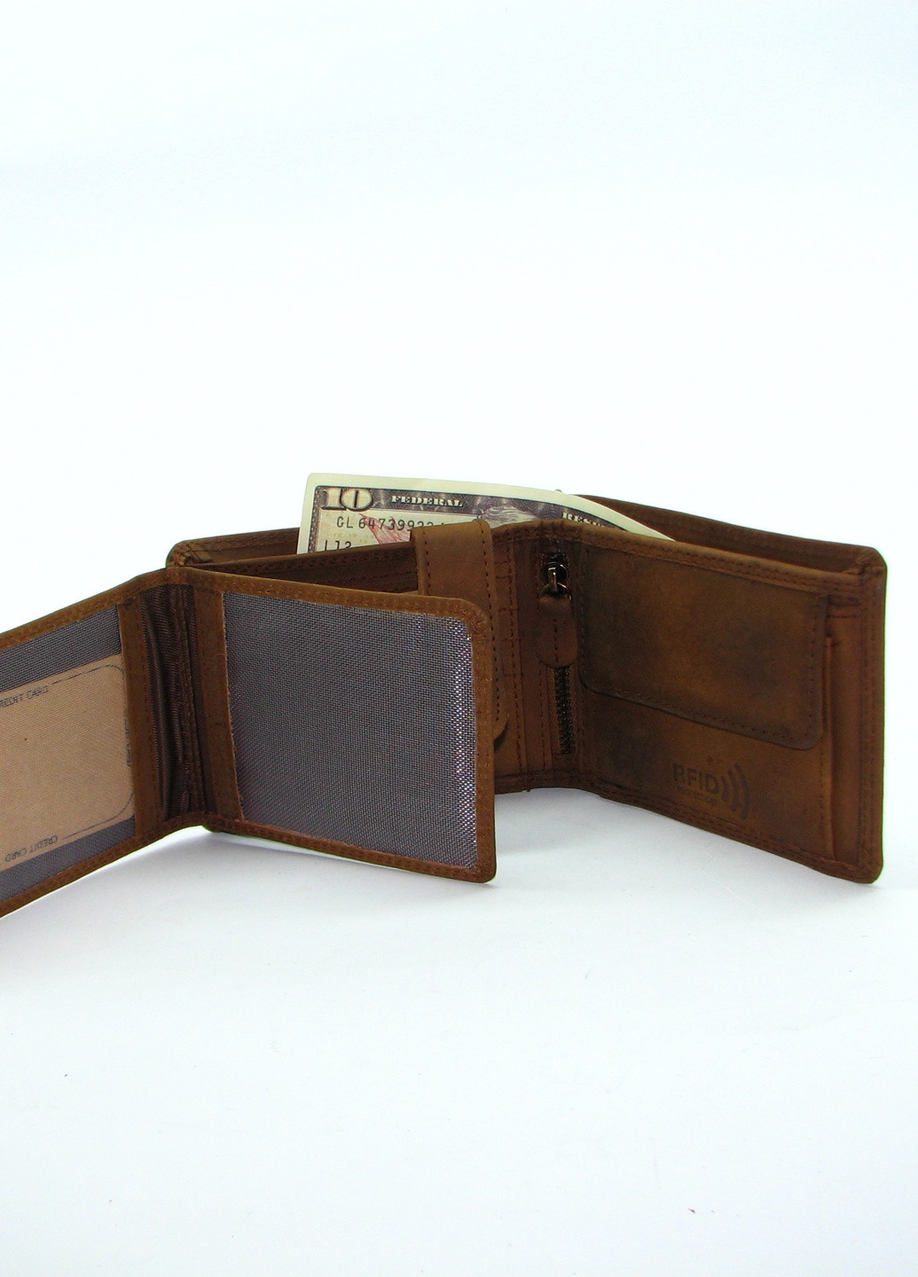 Шкіряне портмоне з ланцюжком Always Wild (258629229)