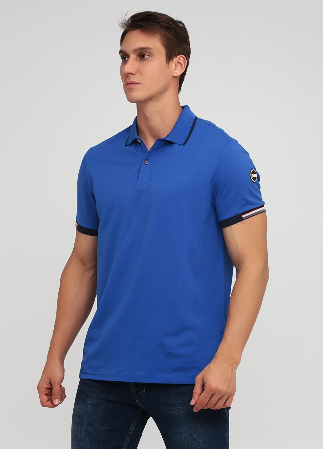 Синяя футболка-поло для мужчин Colmar
