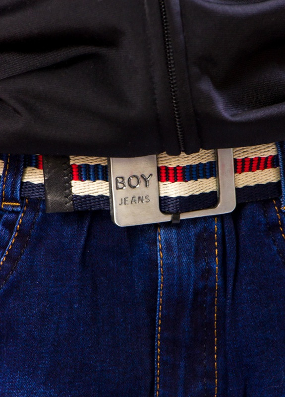 Серые демисезонные джинси для хлопчика (демісезон) синій (2511-v0) No Brand