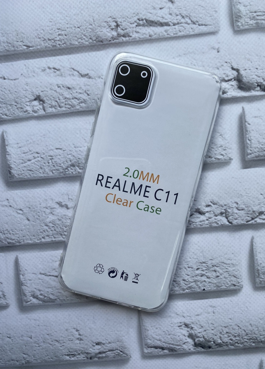 Силіконовий прозорий чохол для Realme C11 2021 Creative (258627223)