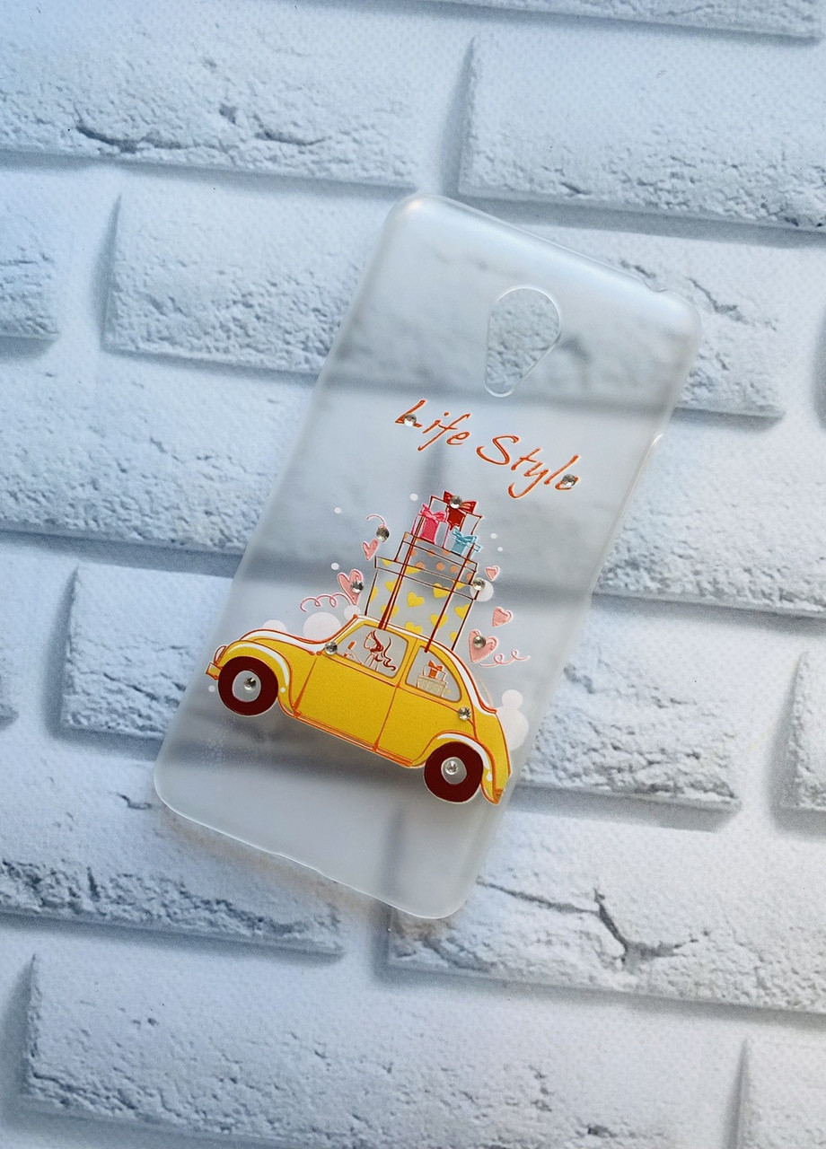 Пластиковый чехол с рисунком для Meizu M2 Note :: Машина Creative (258627419)