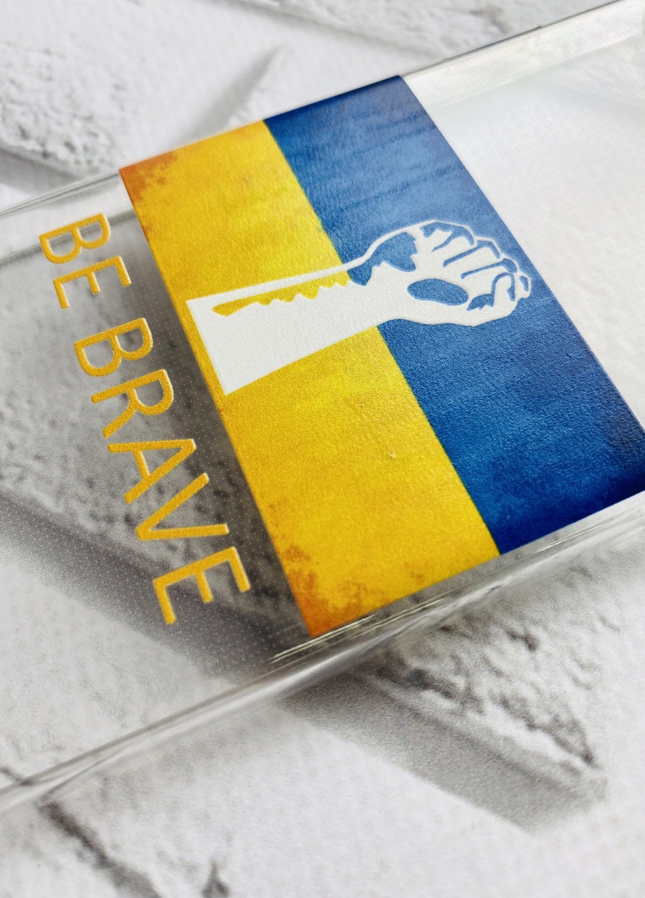 Прозрачный чехол на Realme C11 патриотический дизайн Мужество Украина принт 42 Creative (258627485)