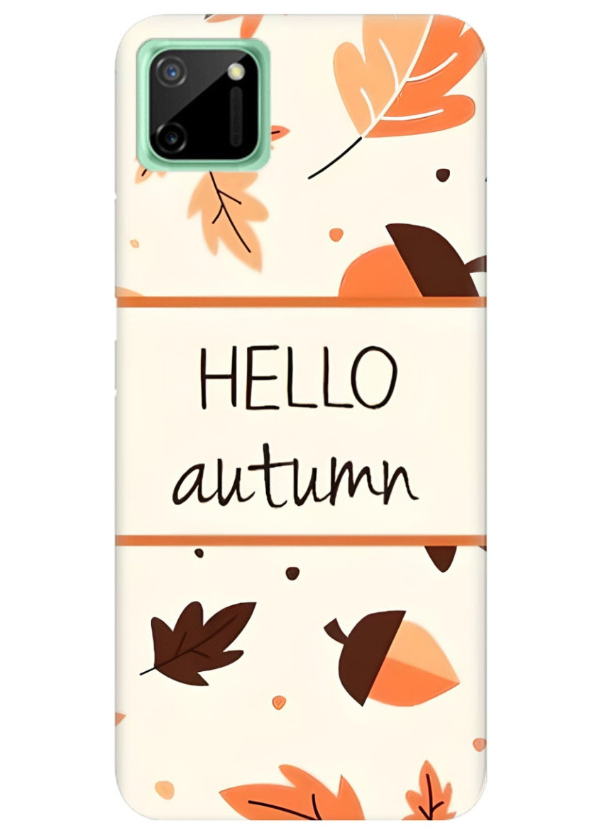 Чохол на Realme C11 дизайн Привіт, осінь принт 109 Creative (258626975)