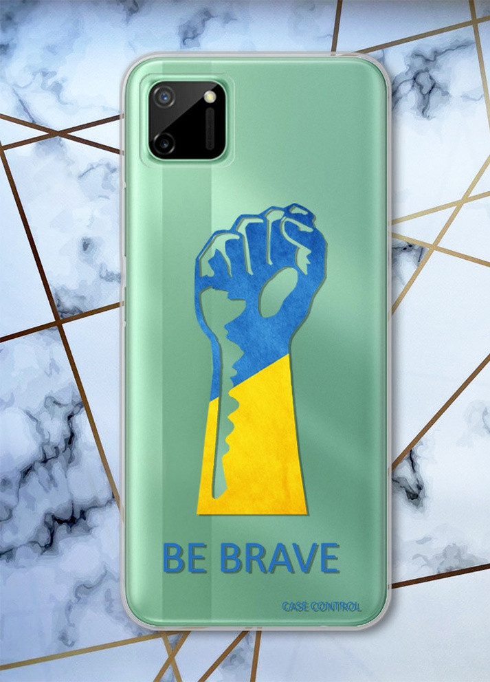 Прозрачный чехол на Realme C11 патриотический дизайн Отвага Украина принт 43 Creative (258627346)