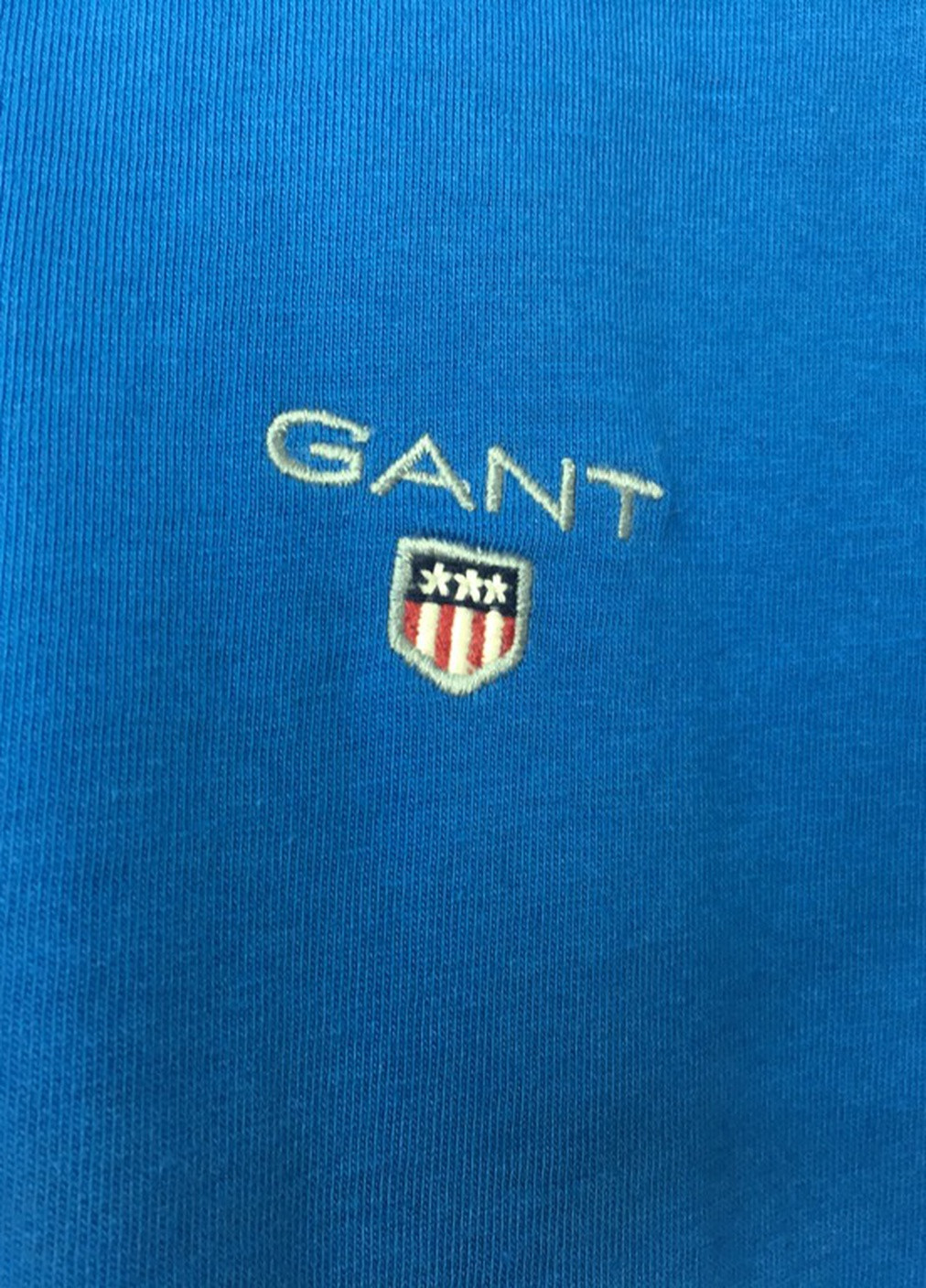 Темно-синя футболка з коротким рукавом Gant