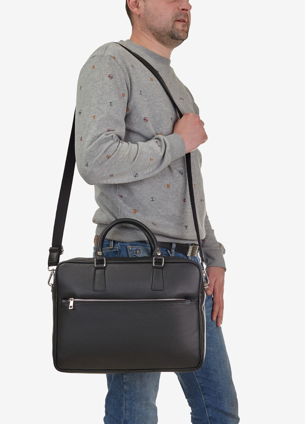 Сумка мужская кожаная портфель большой на молнии InBag Briefcase InBag Shop (258618916)