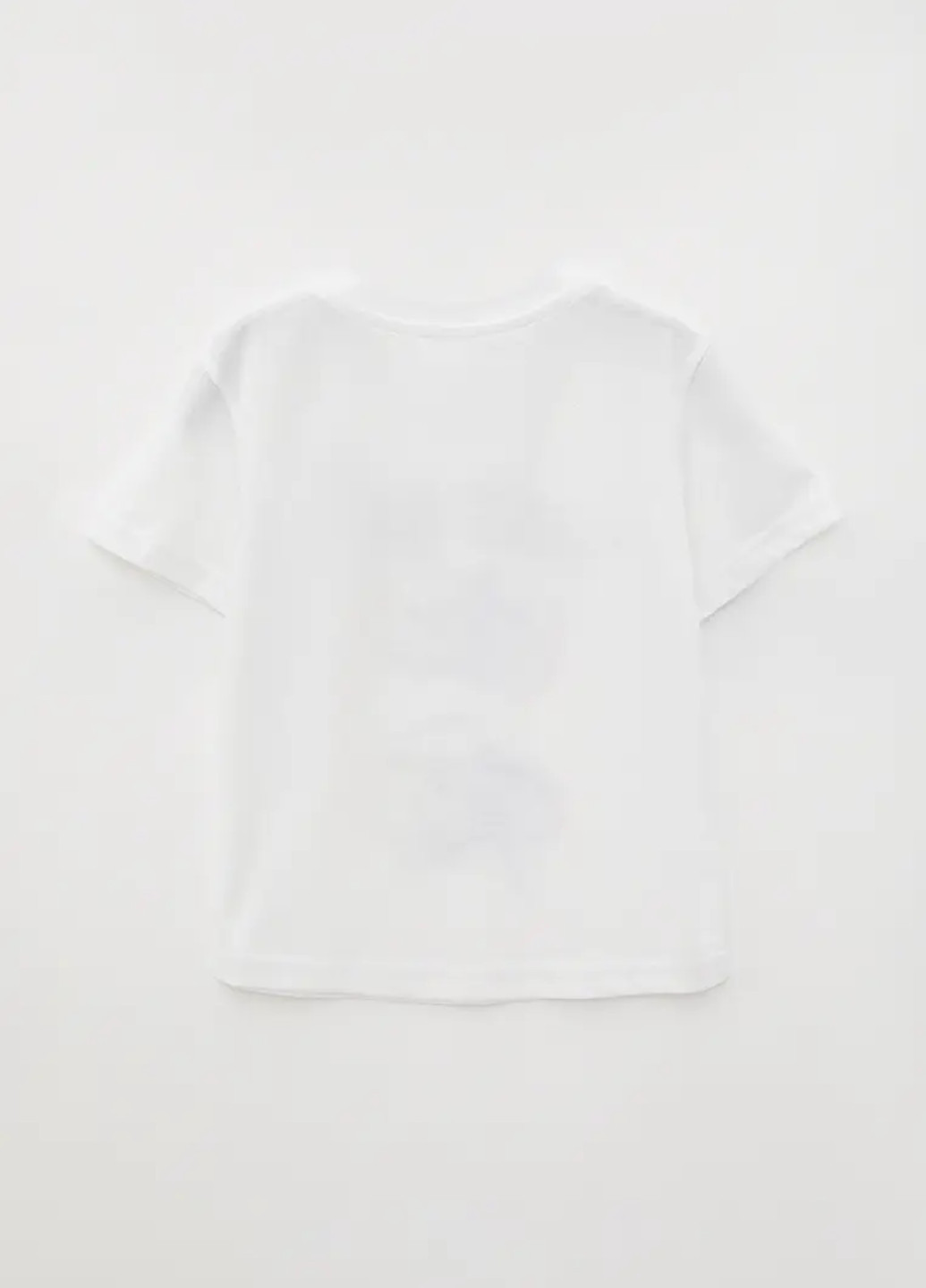Белая демисезонная футболка для мальчиков Роза