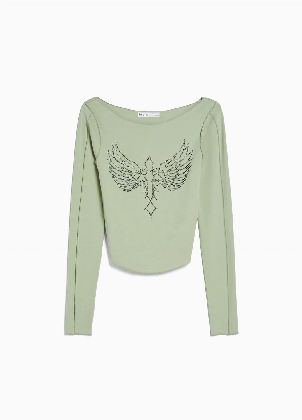 Оливковый (хаки) летний свитер Bershka