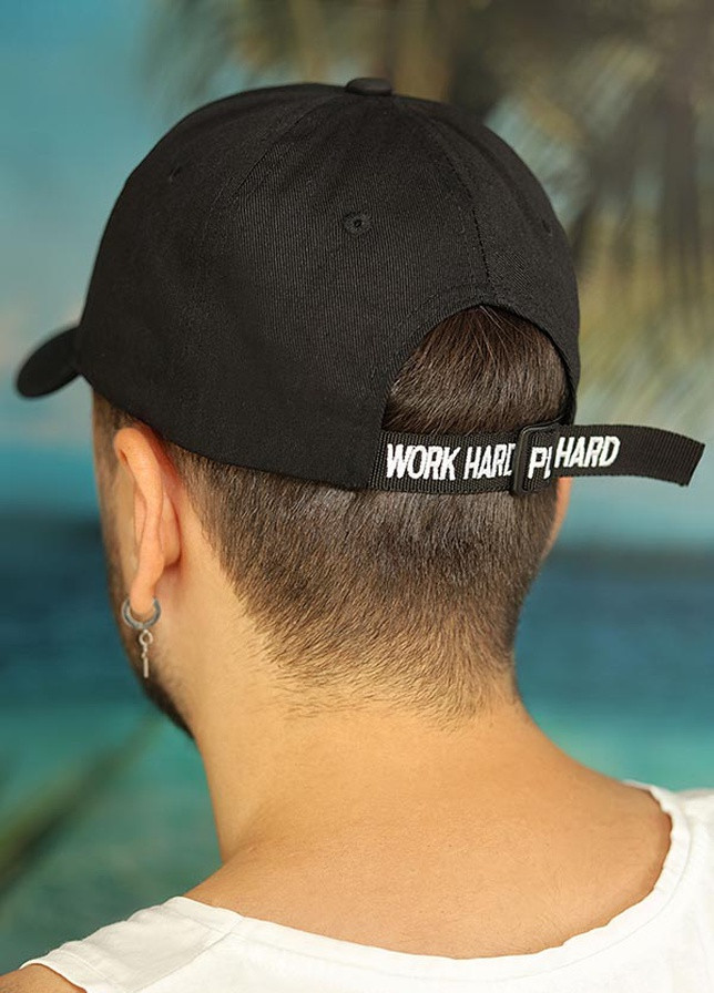 Мужская бейсболка «Work hard!» Braxton (258630725)