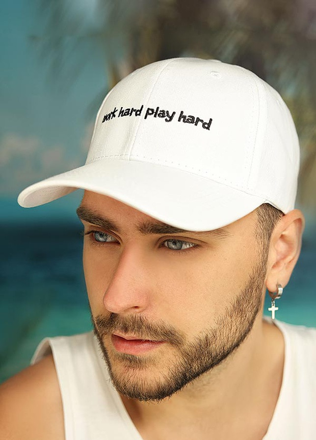 Чоловіча бейсболка "Work hard!" Braxton (258630726)