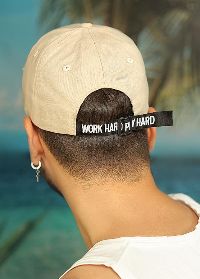 Мужская бейсболка «Work hard!» Braxton (258630727)