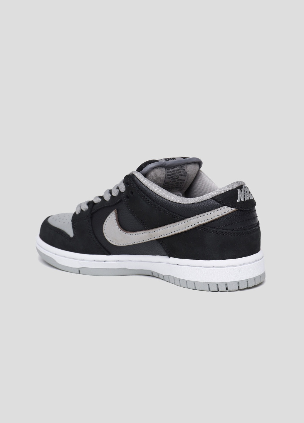 Черные всесезонные серо-черные кроссовки dunk low unisex Nike