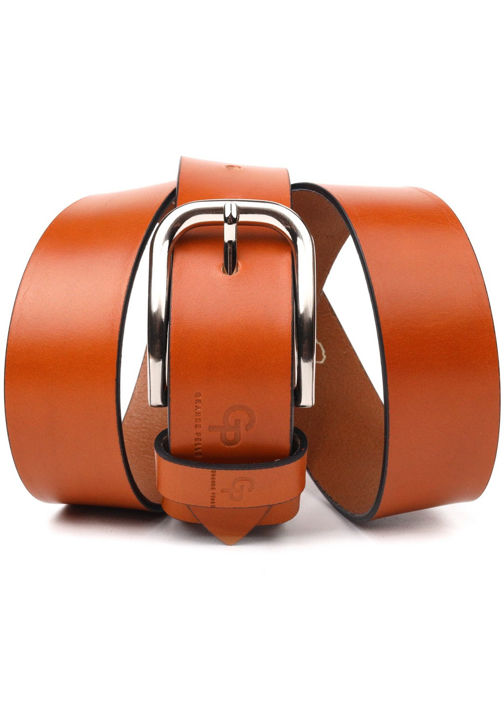 Мужской кожаный ремень 3,8х120 см Grande Pelle (258638298)