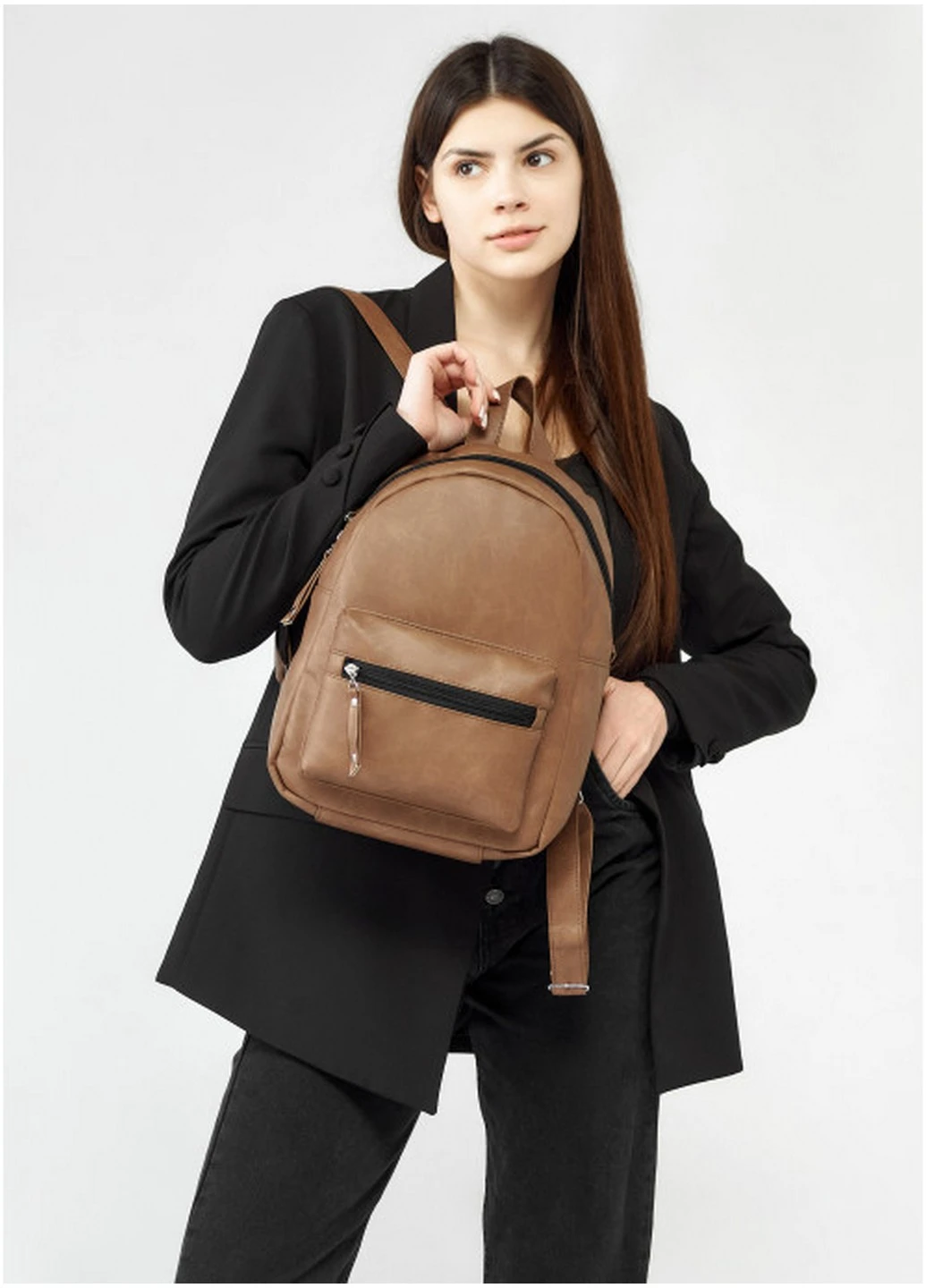 Жіночий рюкзак 35х25х12 см Sambag (258638353)