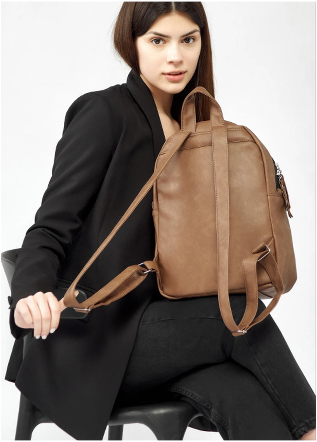 Жіночий рюкзак 35х25х12 см Sambag (258638353)