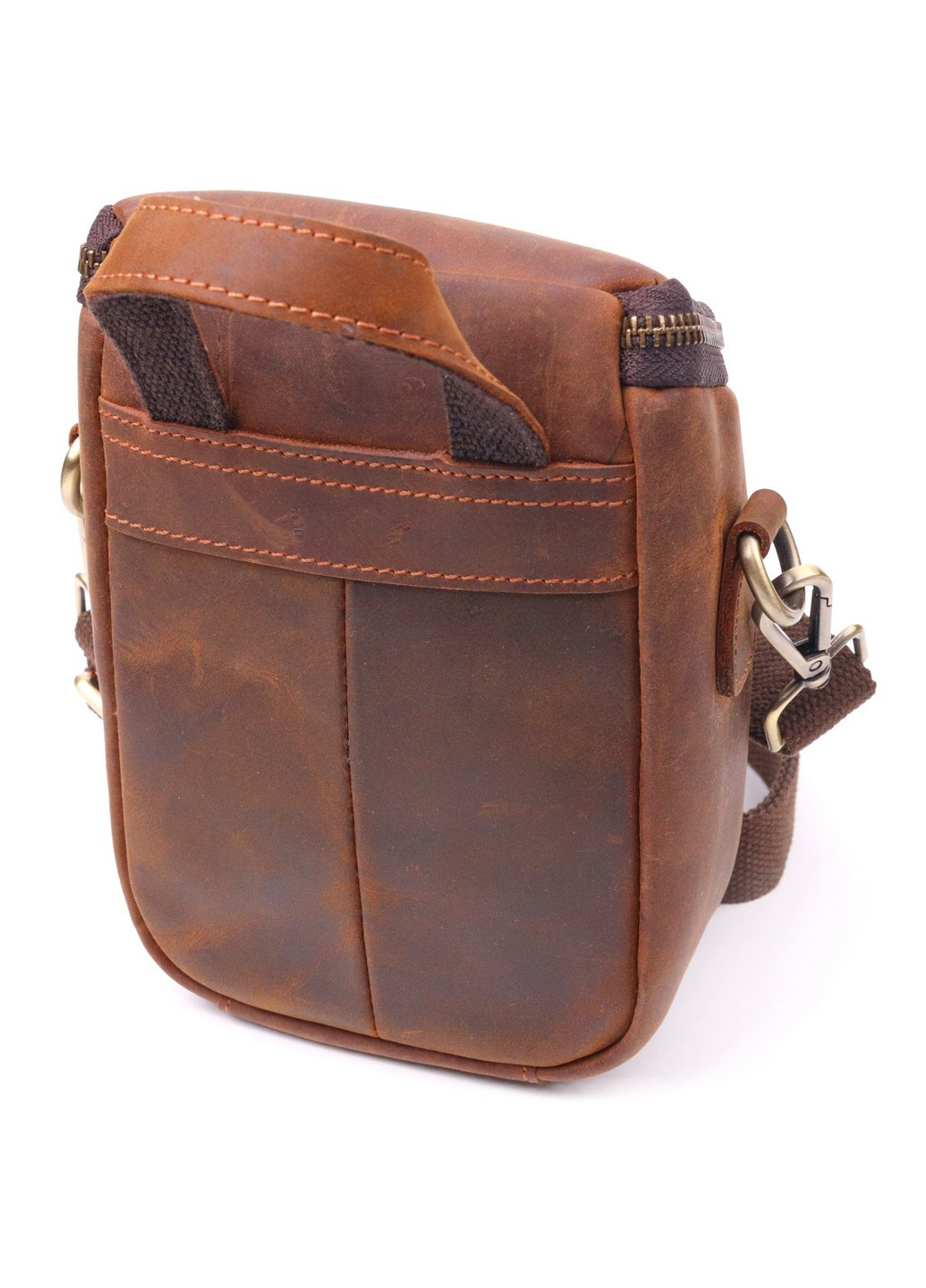 Чоловіча шкіряна сумка 13,5х19х8 см Vintage (258638121)