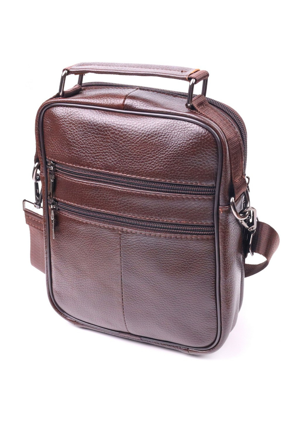 Мужская кожаная сумка 20х24,5х6 см Vintage (258638115)