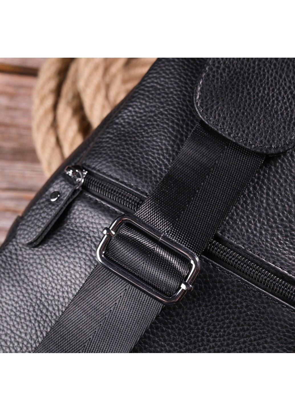 Чоловіча шкіряна сумка 17х30х9,5 см Vintage (258638127)