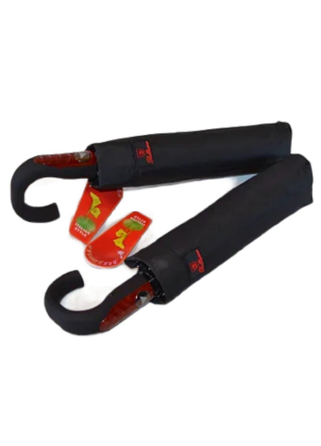 Чорна чоловіча парасолька напівавтомат 100 см Bellissima (258638218)