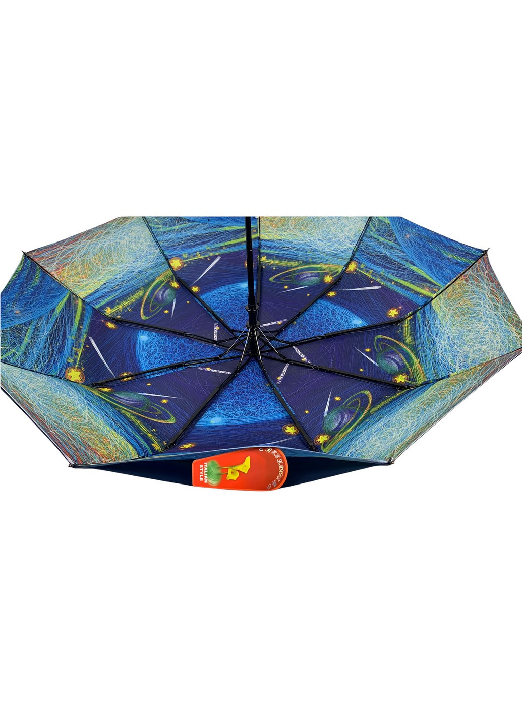 Синя жіночий напівавтомат зонт 99 см Bellissima (258638198)