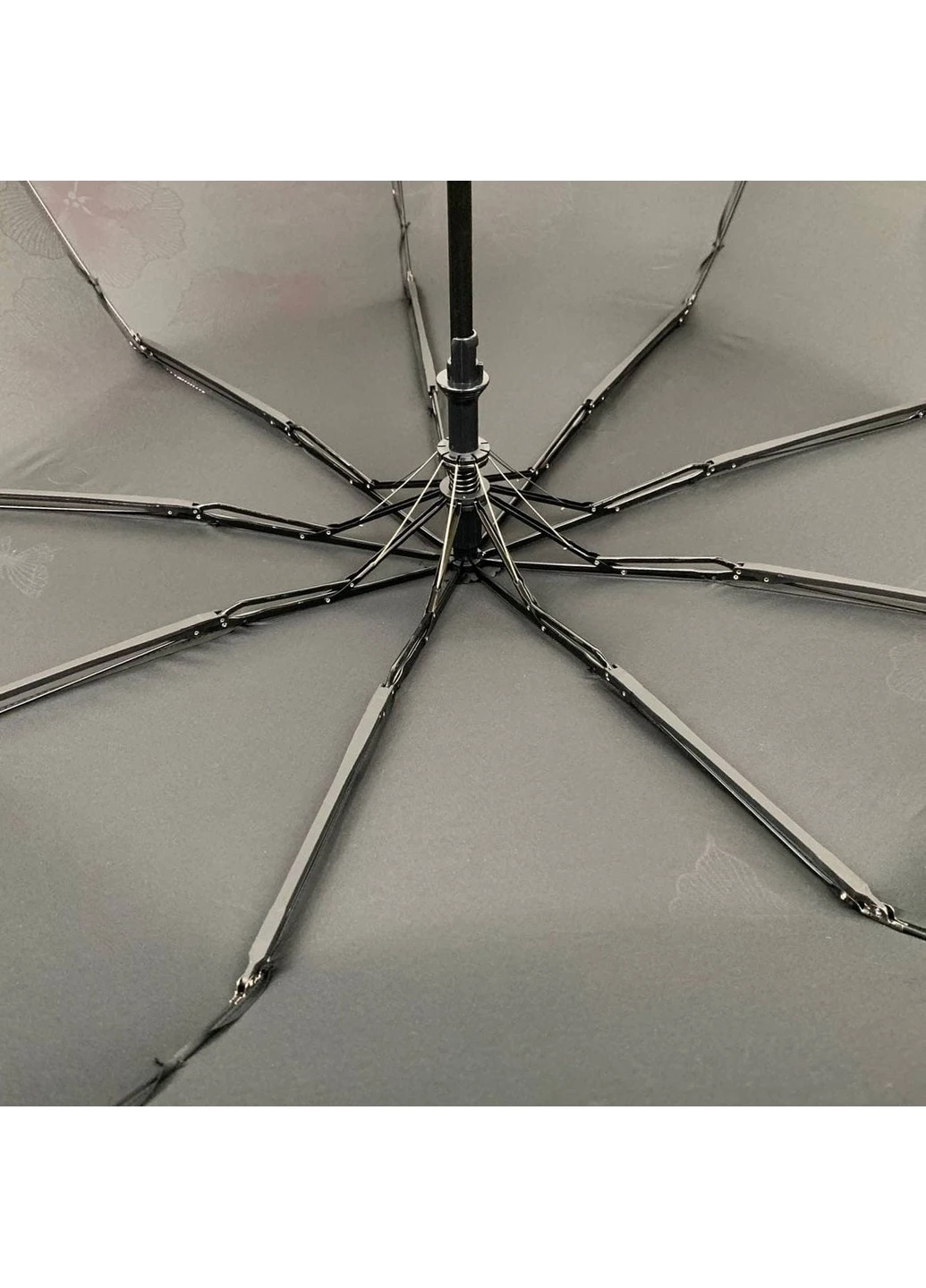 Чёрный женский зонт полуавтомат 102 см Flagman (258638058)