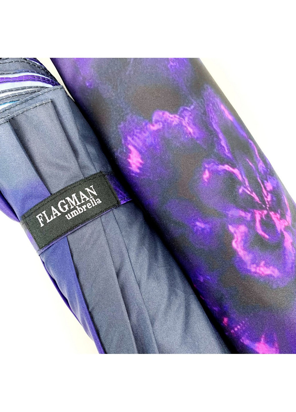 Фіолетова жіноча парасолька-автомат 98 см Flagman (258638059)