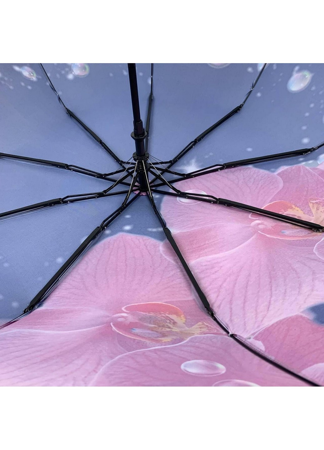 Синя жіноча парасолька-автомат 102 см Flagman (258638052)