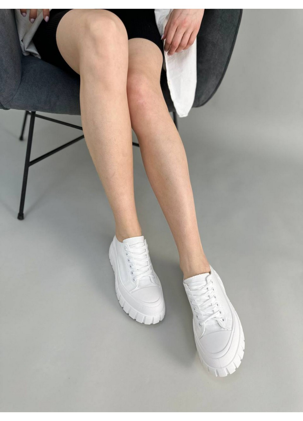 Білі жіночі кеди з джинсу 41 VZUTIK