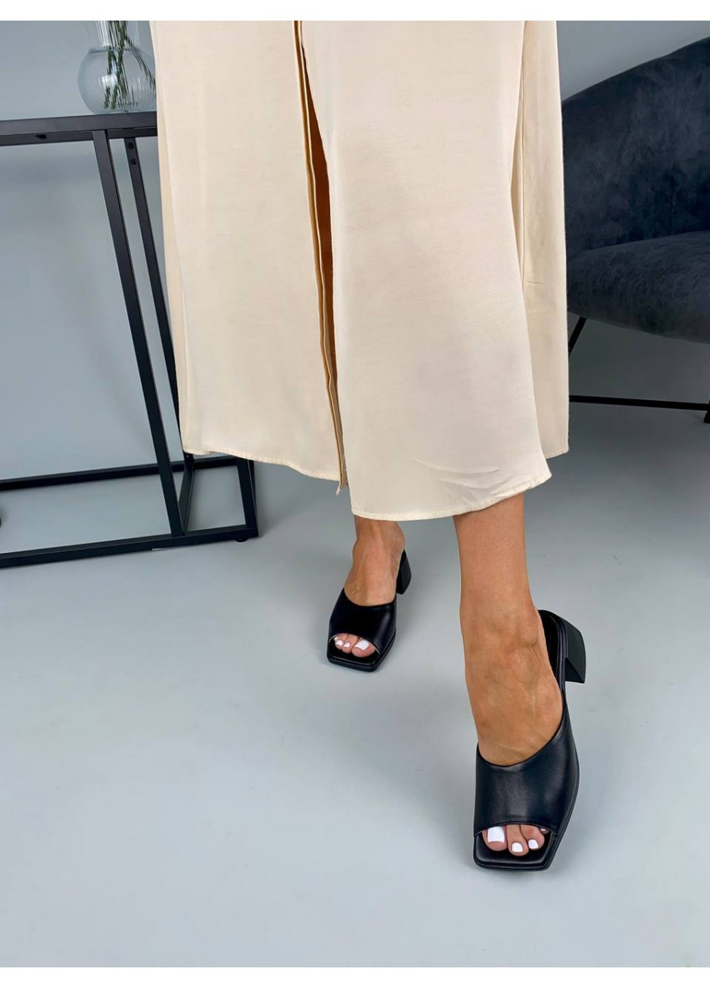 Жіночі шкіряні сабо 36 VZUTIK (258638832)