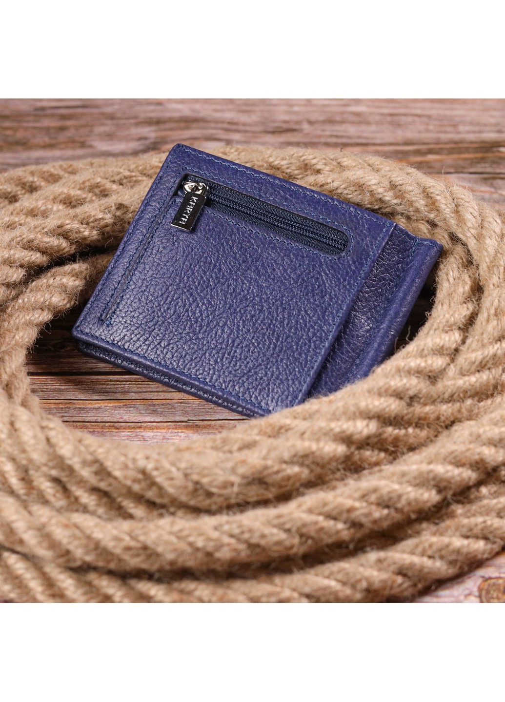 Чоловічий шкіряний затискач 11,2х8,6х0,5 см Karya (258639358)