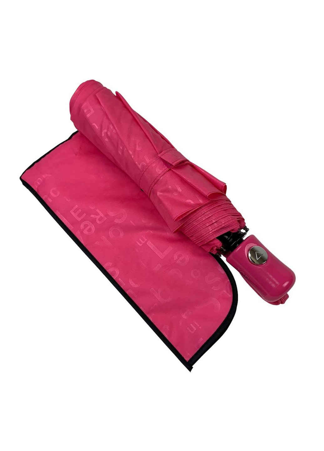 Розовый женский зонт полуавтомат 97 см Toprain (258639276)