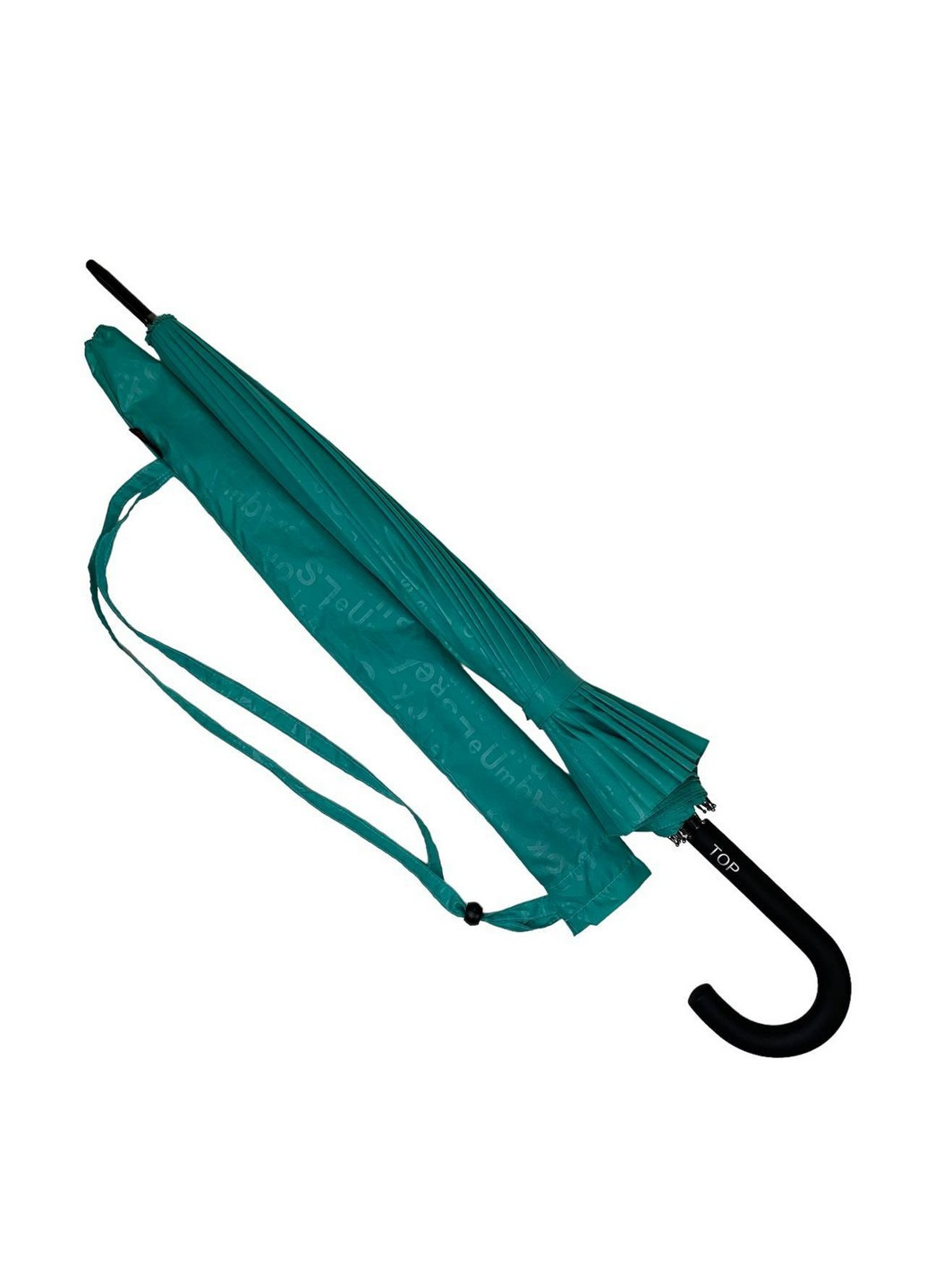 Бірюзова жіноча парасолька-тростина 100 см Toprain (258639288)
