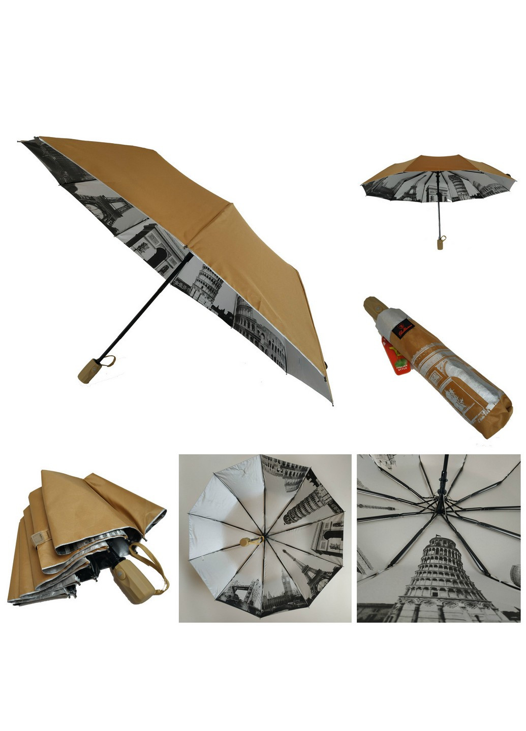 Жіночий напівавтомат зонт 102 см Bellissima (258638986)